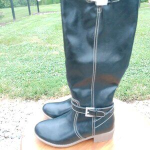 Black knee high boots. Size 8.5